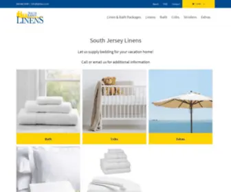 Sjlinens.com(South Jersey Linens) Screenshot