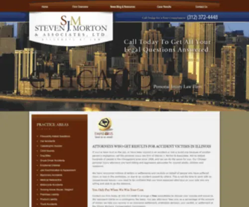 SJmlaw.com(Law Firm Illinois) Screenshot