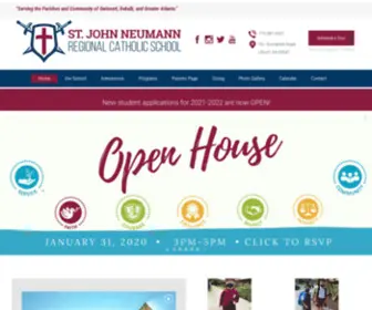 SJNRCS.org(John Neumann Regional Catholic School) Screenshot