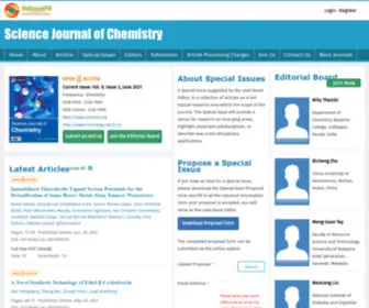 Sjochem.org(Science Journal of Chemistry) Screenshot