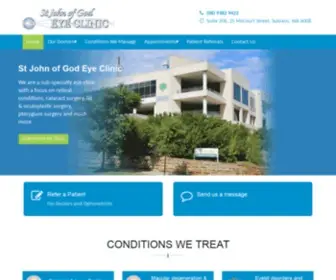 Sjogeye.com.au(St John of God Eye Clinic) Screenshot