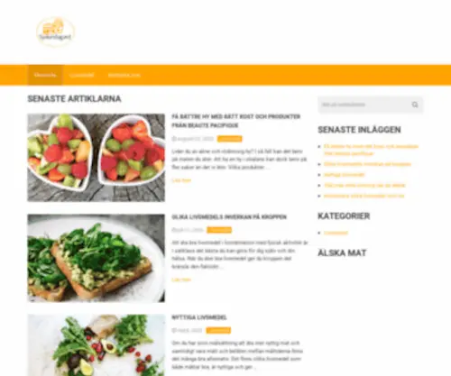 Sjolundagard.se(Information om livsmedel) Screenshot