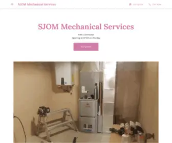 Sjommechanicalservices.com(SJOM Mechanical Services) Screenshot