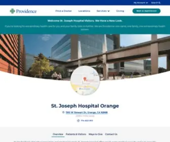 Sjo.org(St Joseph Hospital Orange) Screenshot