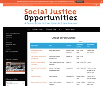 Sjopps.net.au(A career guide for Australian law students & new lawyers) Screenshot