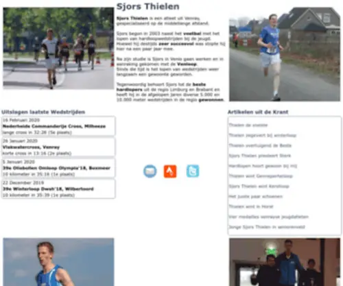 Sjorsthielen.nl(Sjors Thielen) Screenshot