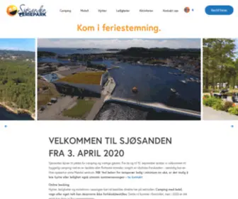 Sjosanden.no(Kom i feriestemning) Screenshot