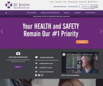 SJRMC.org(St Joseph Regional Medical Center) Screenshot