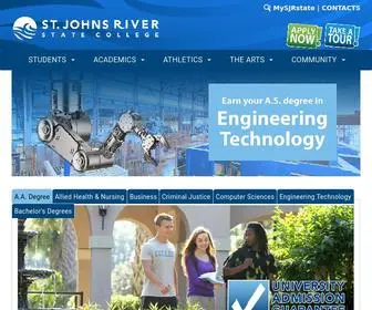 SJRstate.edu(JOHNS RIVER STATE COLLEGE) Screenshot