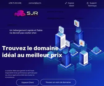 SJR.tn(Hebergement Web Tunisie) Screenshot