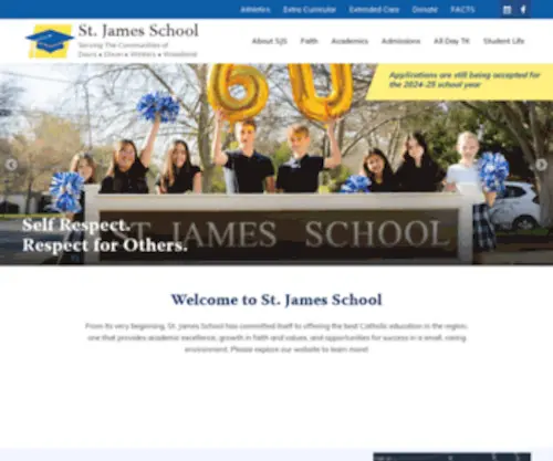 SJsdavis.com(St. James School) Screenshot