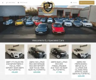 SJspecialistcars.co.uk(Used cars for sale in Wigan & Lancashire) Screenshot
