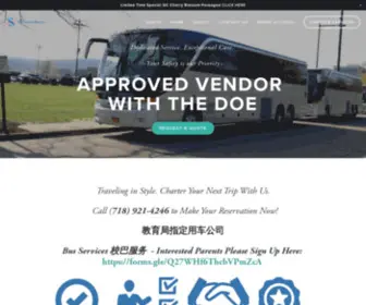 Sjtourbus.com(S&J Tour & Bus Inc) Screenshot