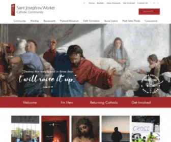 SJTW.net(St. Joseph the Worker) Screenshot