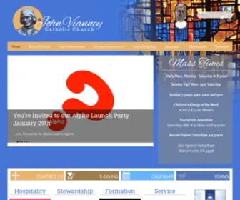 Sjvianney.org(John Vianney Catholic Church) Screenshot