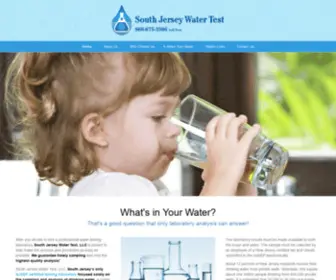 Sjwatertest.com(South Jersey Water Test) Screenshot