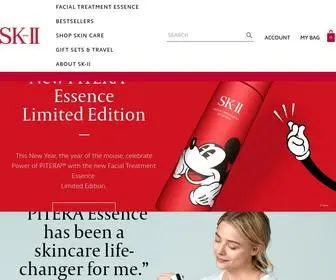 SK-II.com(Skincare & Facial Treatment Products for Crystal Clear Skin) Screenshot