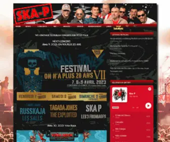 Ska-P.com(Web oficial de Ska) Screenshot