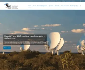 Ska.ac.za(Square Kilometre Array (SKA) Africa) Screenshot