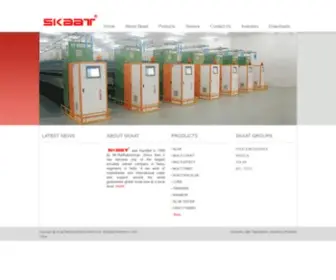 Skaatindia.com(Skaat Machine Works India Private Limited) Screenshot