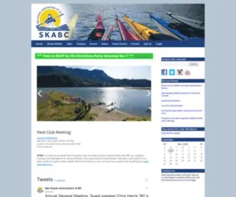 SkABC.org(The Sea Kayak Association of BC) Screenshot