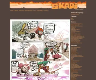 Skadicomic.com(Skadi Comic) Screenshot