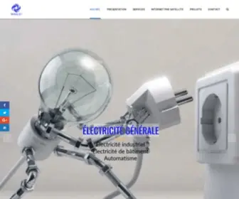 Skaelec.com(Société) Screenshot