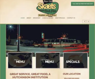 Skaetssteakshop.com(Restaurant, Hutchinson, KS) Screenshot