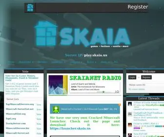 Skaia.website(SkaiaCraft Cracked Minecraft Server) Screenshot