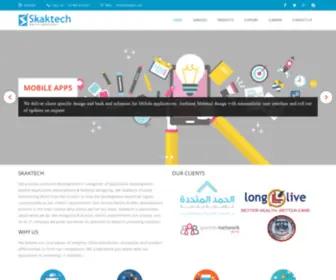 Skaktech.com(Software Development Company) Screenshot