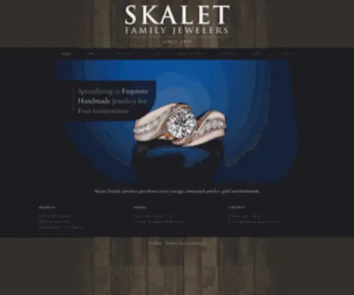 Skaletjewelers.com(Sacramento Jewelry Store in Old Sacramento) Screenshot