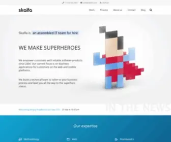 Skalfa.com(Web & Mobile App Development) Screenshot