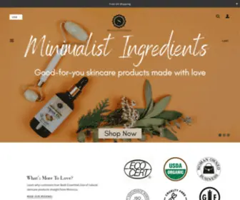 Skalliessentials.com(Organic and Natural Beauty & Skincare Products Made in Morocco) Screenshot