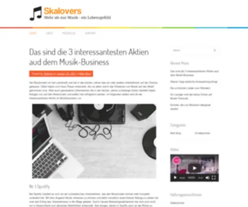 Skalovers.de(Mehr als nur Musik) Screenshot
