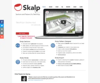 Skalp4Sketchup.com(Skalp for SketchUp) Screenshot