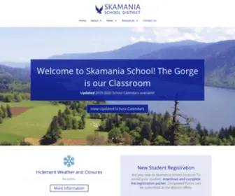 Skamaniaschooldistrict.org(Skamania School District) Screenshot