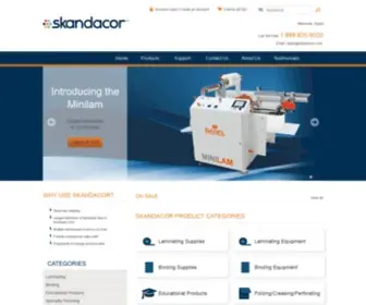 Skandacor.com(Home) Screenshot