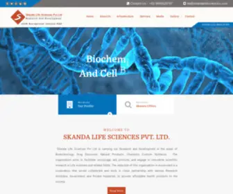 Skandalifesciences.com(Skanda Life Sciences) Screenshot