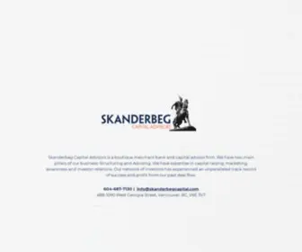 Skanderbegcapital.com(Skanderbeg Capital) Screenshot