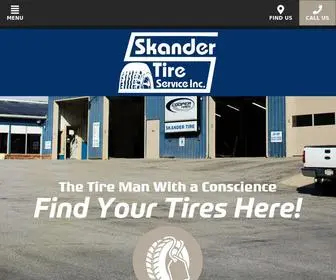 Skandertire.com(Evans City PA Tires & Tire Services Shop) Screenshot