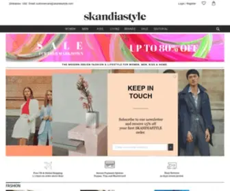Skandiastyle.com(Scandinavian Designer fashion) Screenshot