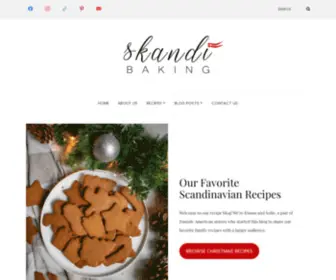 Skandibaking.com(Our Favorite Scandinavian Recipes) Screenshot