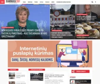 Skandinavija.today(Skandinavijos) Screenshot