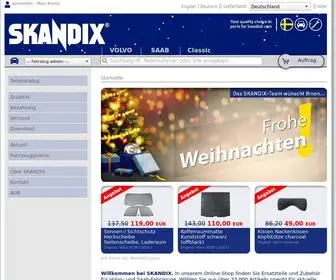 Skandix.de(Ersatzteile für skandinavische Automarken) Screenshot
