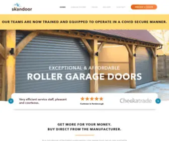 Skandoor.co.uk(Electric Garage Doors in Hampshire) Screenshot