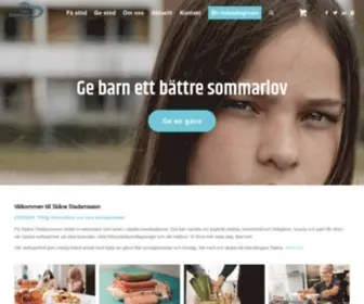 Skanestadsmission.se(Skåne Stadsmission) Screenshot