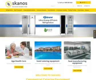 Skanos.com.au(Commercial Catering Equipment) Screenshot