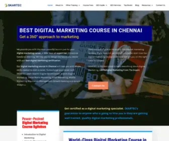 Skartecedu.in(Digital Marketing Course in Chennai) Screenshot