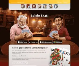 Skat-Spiel.de(So macht Skat spielen Spaß) Screenshot