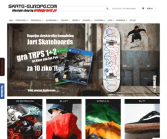 Skate-Europe.com(Ubrania, buty, deskorolki, all 4 sk8) Screenshot